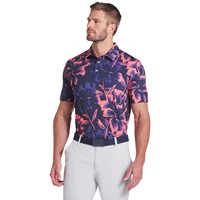 Puma Men's MATTR Broken Flower Golf Polo, Navy