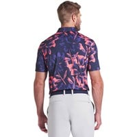 Puma Men's MATTR Broken Flower Golf Polo, Navy