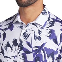 Puma Men's MATTR Broken Flower Golf Polo, White