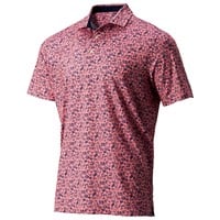 Puma Men's MATTR Peach Stand Golf Polo, Pink