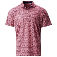 Puma Men's MATTR Peach Stand Golf Polo, Pink