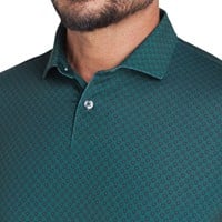 Puma Men's MATTR Micro Floral Golf Polo, White