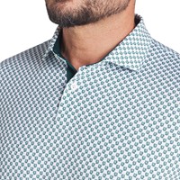 Puma Men's MATTR Micro Floral Golf Polo, Green