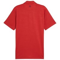 Puma Men's MATTR Micro Floral Golf Polo, Red