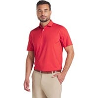 Puma Men's MATTR Micro Floral Golf Polo, Red