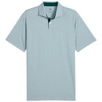Puma Men's MATTR Micro Floral Golf Polo, Green