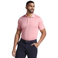 Puma Men's Pure 2.0 Solid Golf Polo, Pink