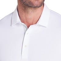 Puma Men's Pure 2.0 Solid Golf Polo, White