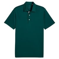 Puma Men's Pure 2.0 Solid Golf Polo, Dark Green