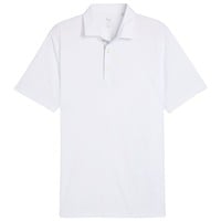 Puma Men's Pure 2.0 Solid Golf Polo, White
