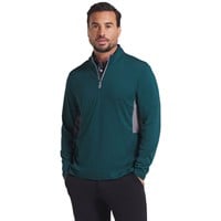 Puma Men's Pure 2.0 1/4 Zip Golf Pullover, Dark Green