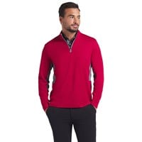 Puma Men's Pure 2.0 1/4 Zip Golf Pullover, Red