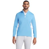 Puma Men's Pure 2.0 1/4 Zip Golf Pullover, Light Blue