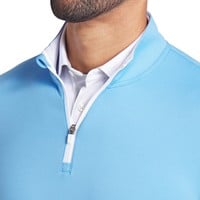 Puma Men's Pure 2.0 1/4 Zip Golf Pullover, Light Blue
