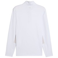 Puma Men's Pure 2.0 1/4 Zip Golf Pullover, White
