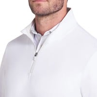 Puma Men's Pure 2.0 1/4 Zip Golf Pullover, White