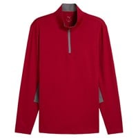 Puma Men's Pure 2.0 1/4 Zip Golf Pullover, Red