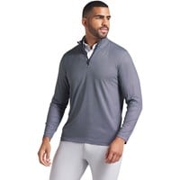 Puma Men's Pure 2.0 Tile 1/4 Zip Golf Pullover, Black