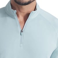 Puma Men's You-V 1/4 Zip Golf Pullover, Light Green