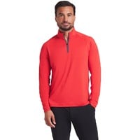 Puma Men's You-V 1/4 Zip Golf Pullover, Red