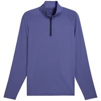 Puma Men's You-V 1/4 Zip Golf Pullover, Blue