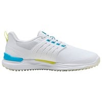 Puma Men's Ignite Elevate 2 SL Golf Shoes, White/Light Blue