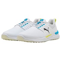 Puma Men's Ignite Elevate 2 SL Golf Shoes, White/Light Blue