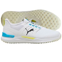 Puma Men's Ignite Elevate 2 SL Golf Shoes, White/Light Blue