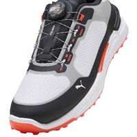 Puma Men's Ignite Elevate X SL Disc Golf Shoes, White/Black