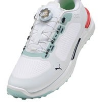 Puma Men's Ignite Elevate X SL Disc Golf Shoes, White/Light Green