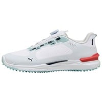 Puma Men's Ignite Elevate X SL Disc Golf Shoes, White/Light Green