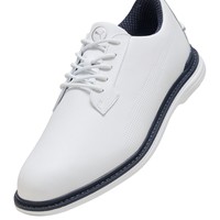 Puma Men's Royale Golf Shoes, White/Navy