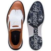 Puma Men's X Arnold Royale Wingtip Golf Shoes, White/Brown