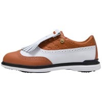 Puma Men's X Arnold Royale Wingtip Golf Shoes, White/Brown