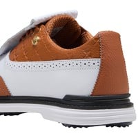 Puma Men's X Arnold Royale Wingtip Golf Shoes, White/Brown