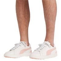 Puma Men's Clyde G Peaches Golf Shoes, White/Orange