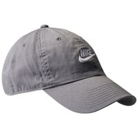 NIKE Club Unstructured Futura Wash Hat, Grey/White