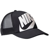 NIKE Dri-Fit Rise S CB OVR Futura Hat, Black/White