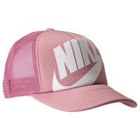 NIKE Dri-Fit Rise S CB OVR Futura Hat, Pink/White