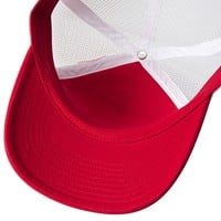 NIKE Dri-Fit Rise S CB OVR Futura Hat, Red/White
