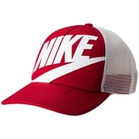NIKE Dri-Fit Rise S CB OVR Futura Hat, Red/White