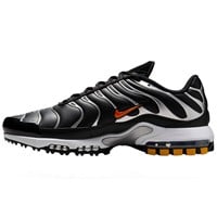 NIKE Men's Air Max Plus G Golf Shoes, Black/Orange
