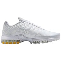 NIKE Men's Air Max Plus G Golf Shoes, White/Silver