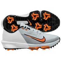 NIKE Men's Air Zoom Infinity TR Next 2 Golf Shoes, Silver/Orange