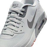 NIKE Mens Air Max 90 G Golf Shoes, Grey/Pink