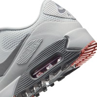 NIKE Mens Air Max 90 G Golf Shoes, Grey/Pink