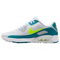 NIKE Mens Air Max 90 G Golf Shoes, White/Blue