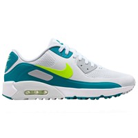 NIKE Mens Air Max 90 G Golf Shoes, White/Blue