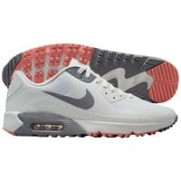 NIKE Mens Air Max 90 G Golf Shoes, Grey/Pink
