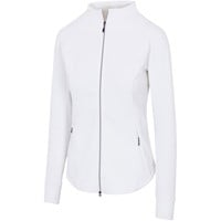 Greg Norman Women's Rib Funnel Collar Golf Jacket, White